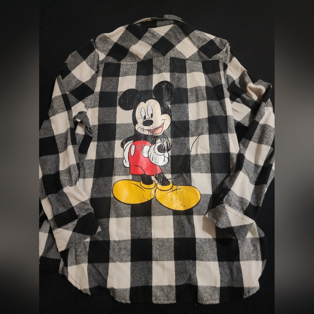 Mickey Mouse Soft Long Sleeve Flannel Shirt